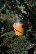 Mate de Madera con Virola Cincelada